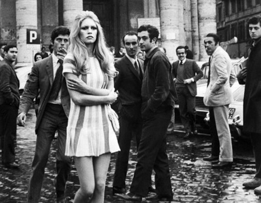 Brigitte Bardot shift dress