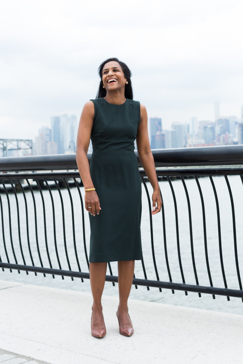 Vani Krishnamurthy in the Shirley dress // MM.LaFleur