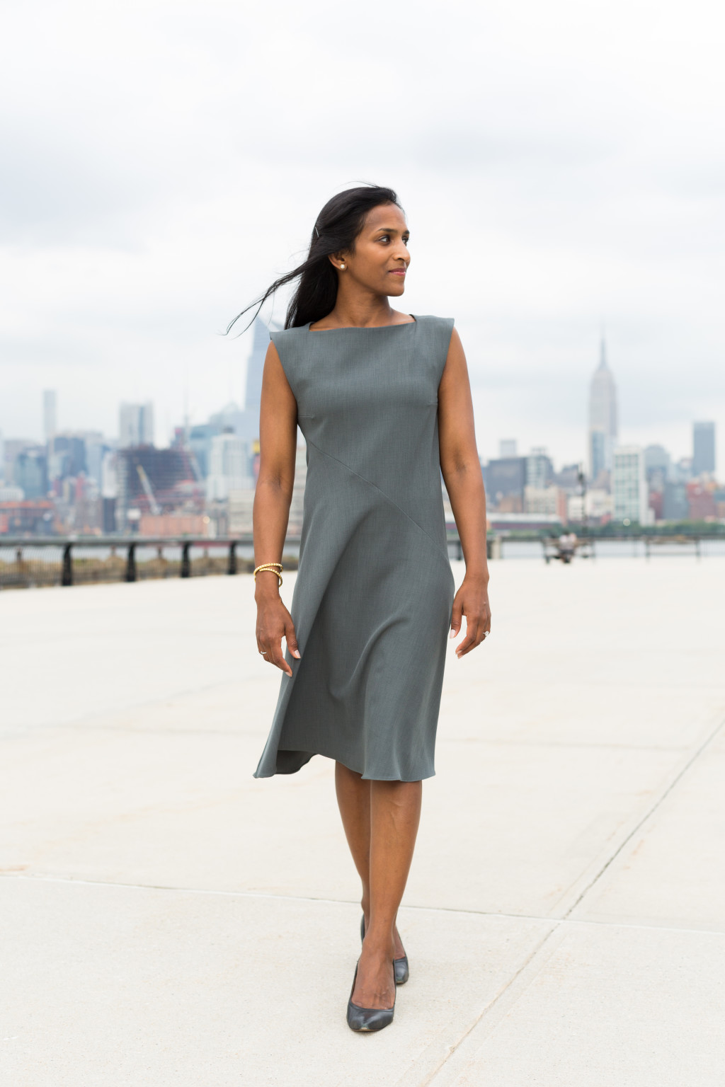 Vani Krishnamurthy in the Pauline dress // MM.LaFleur