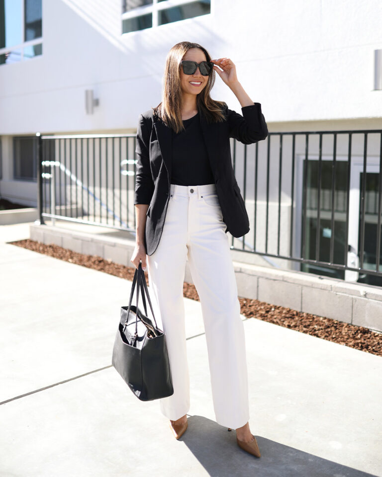 Business Trip Outfits That Fit in a Carry-on, Styled by Jasmine Ricks