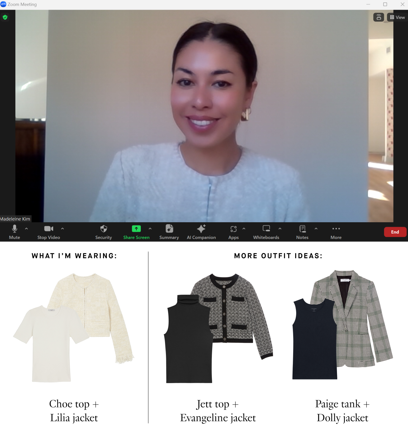How to Dress for a Zoom Interview Three Outfit Formulas for Any Industry